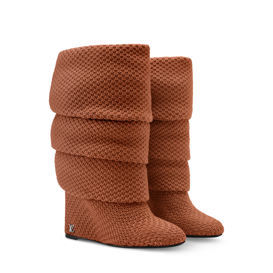 Summer Mid Wedge Boot Shoes LOUIS VUITTON